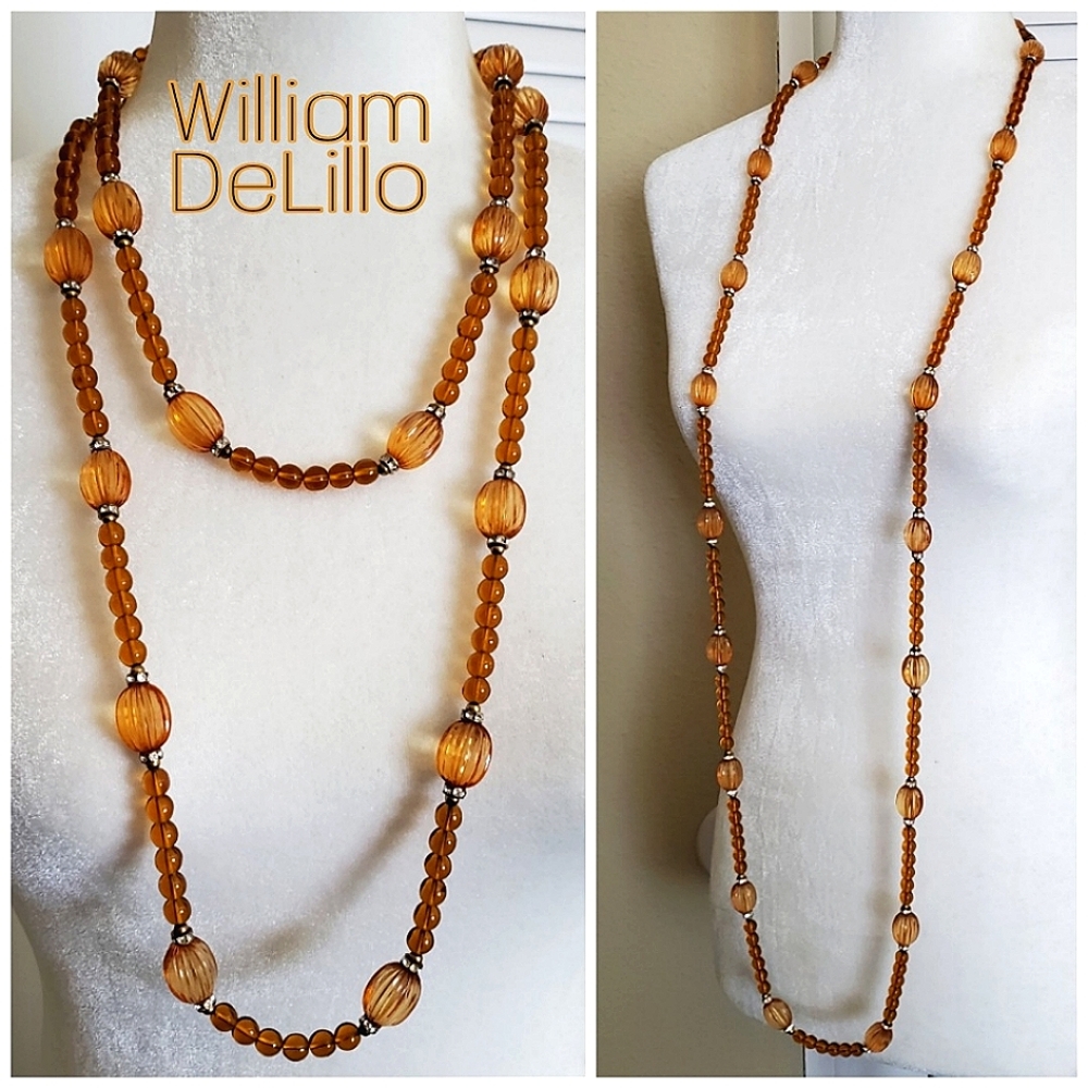 Rare Vintage Couture William DeLillo Necklace